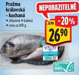 Albert Pražma královská - kuchaná nabídka
