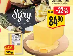 Albert Gouda 48% - plátky nabídka