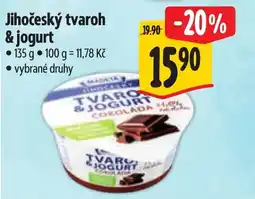Albert Jihočeský tvaroh & jogurt nabídka
