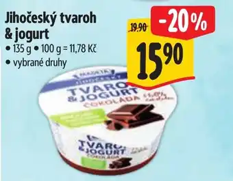 Albert Jihočeský tvaroh & jogurt nabídka