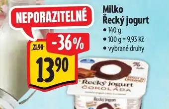 Albert Milko Řecký jogurt nabídka