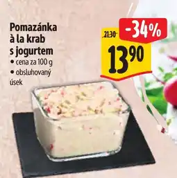 Albert Pomazánka à la krab s jogurtem nabídka