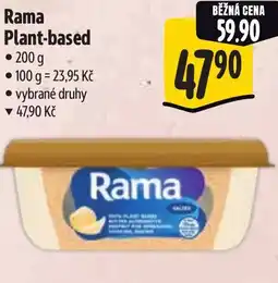 Albert Rama Plant-based nabídka