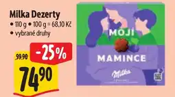 Albert Milka Dezerty nabídka