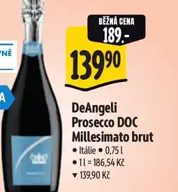 Albert DeAngeli Prosecco DOC Millesimato brut nabídka