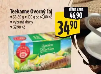 Albert Teekanne Ovocný čaj nabídka
