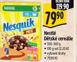 Albert Nestlé Dětské cereálie nabídka