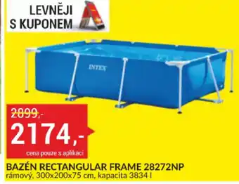 Baumax Bazén rectangular frame 28272np nabídka