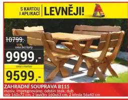 Baumax Zahradní souprava b115 nabídka