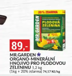 Baumax Mr.garden organo-minerální hnojivo pro plodovou zeleninu nabídka