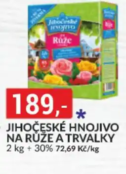 Baumax Hoštické hnojivo jihočeské hnojivo mr.garden na ruže a trvalky nabídka