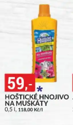 Baumax Hoštické hnojivo na muškáty nabídka