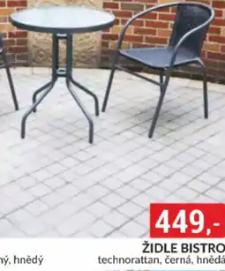 Baumax Židle bistro nabídka