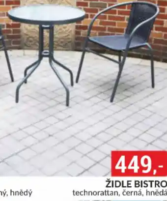 Baumax Židle bistro nabídka