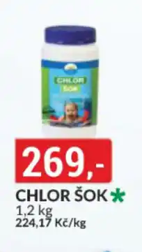 Baumax Chlor šok nabídka
