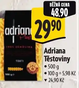 Albert Adriana Těstoviny nabídka