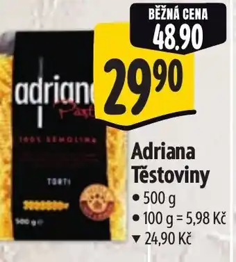 Albert Adriana Těstoviny nabídka