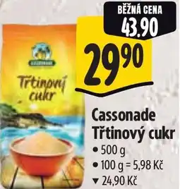 Albert Cassonade Třtinový cukr nabídka