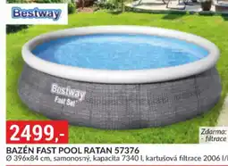 Baumax Bazén fast pool ratan 57376 nabídka