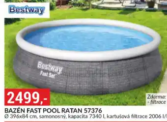 Baumax Bazén fast pool ratan 57376 nabídka