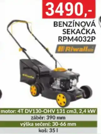 Baumax Benzínová sekačka rpm4032p nabídka