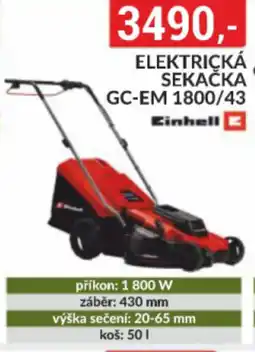 Baumax Elektrická sekačka gc-em 1800/43 nabídka