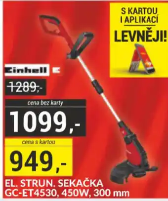 Baumax El. strun. sekačka gc-et4530 nabídka