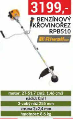 Baumax Benzínový křovinořez rpb510 nabídka