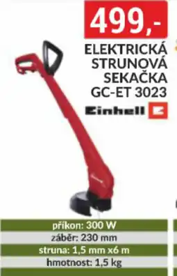 Baumax Elektrická strunová sekačka gc-et 3023 nabídka