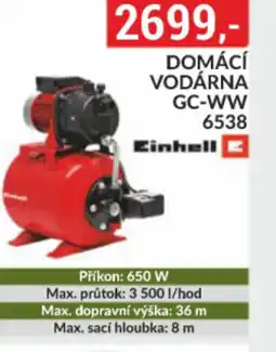 Baumax Domácí vodárna gc-ww 6538 nabídka