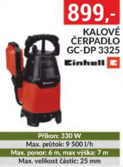 Baumax EINHELL Kalové čerpadlo gc-dp 3325 nabídka