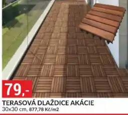 Baumax Terasová dlaždice akácie nabídka