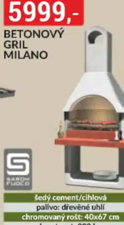 Baumax Betonový gril milano nabídka