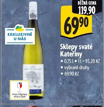 Albert Sklepy svaté Kateřiny nabídka