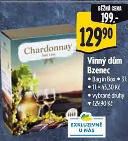 Albert Vinný dům Bzenec nabídka