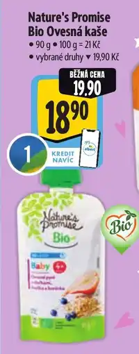 Albert Nature's Promise Bio Ovesná kaše nabídka