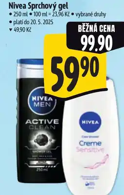 Albert Nivea Sprchový gel nabídka