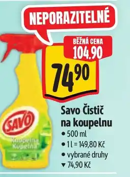 Albert Savo Čistič na koupelnu nabídka