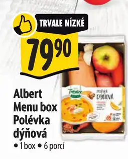 Albert Albert Menu box Polévka dýňová nabídka