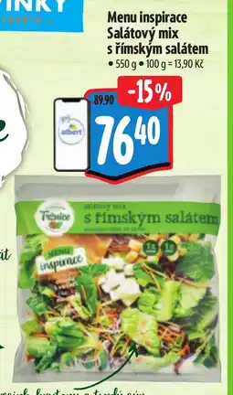 Albert Menu inspirace Salátový mix s římským salátem nabídka
