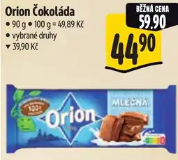 Albert Orion Čokoláda nabídka