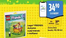 Albert Lego® FRIENDS Autumn a její stánek s waflemi nabídka