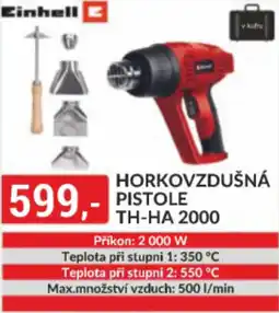 Baumax Horkovzdušná pistole TH-HA 2000 nabídka