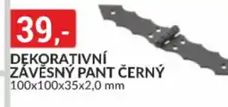 Baumax Dekorativní závěsný pant černý nabídka