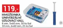 Baumax Hmoždinka univerzální uzlovací 4all nabídka