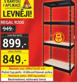 Baumax Regal R200 nabídka