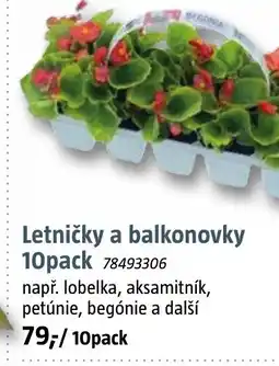 Bauhaus Letničky a balkonovky nabídka