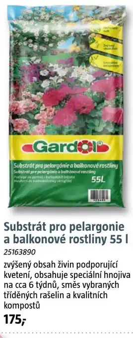 Bauhaus Substrát pro pelargonie a balkonové rostliny nabídka