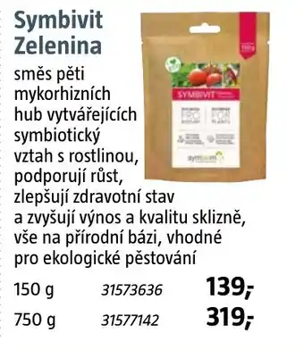 Bauhaus Symbivit Zelenina nabídka