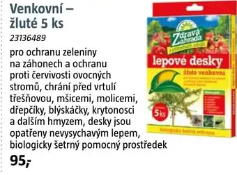 Bauhaus Venkovní - žluté nabídka